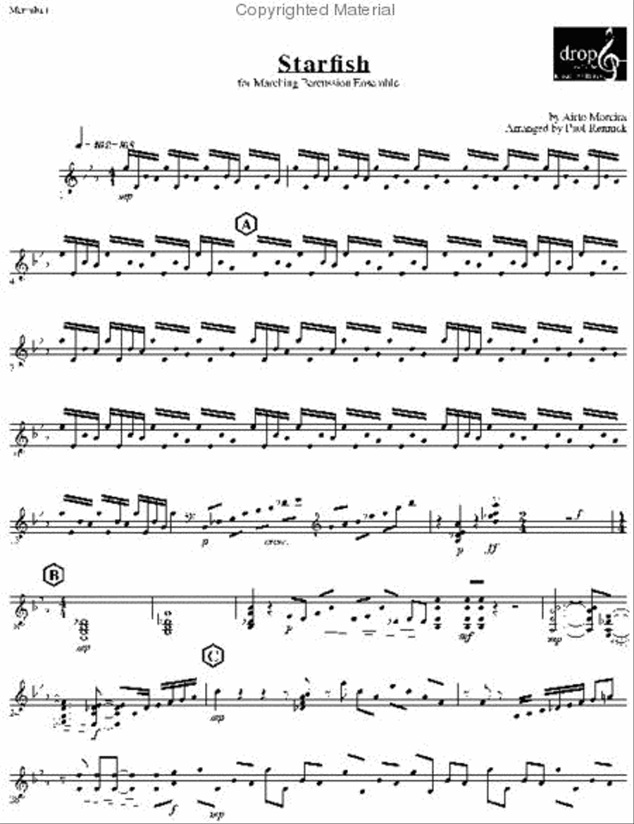 Starfish Percussion scores gallery preview page 4