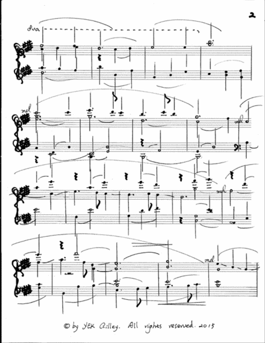 Silent Night Piano Solo scores gallery preview page 2
