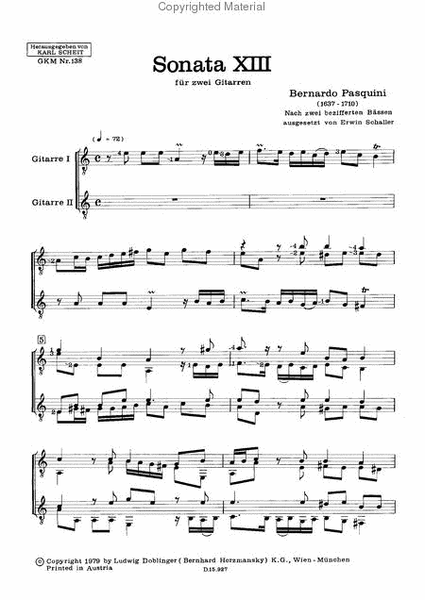 Sonata XIII a-moll