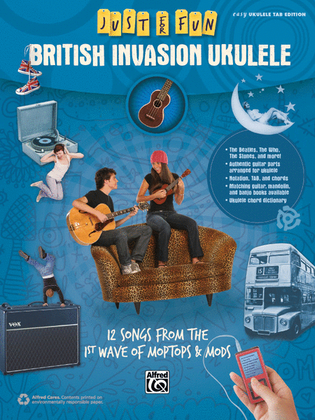 Book cover for Just for Fun -- British Invasion Ukulele