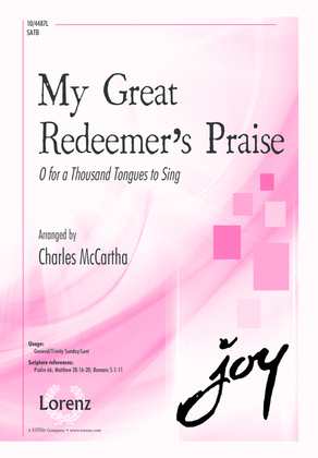 Book cover for My Great Redeemer's Praise