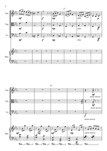 Piano Quartet No.1 C minor 1st movement - for Brahms image number null