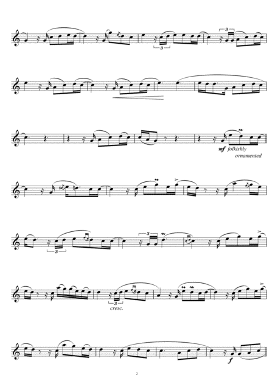 Queen Of My Heart Clarinet Solo scores gallery preview page 2