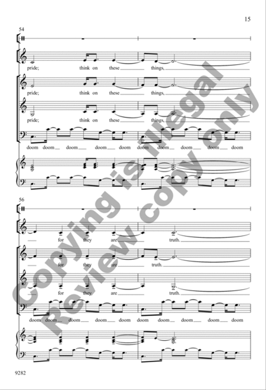 Wanting Memories Wanting Memories 3-Part scores gallery preview page 15