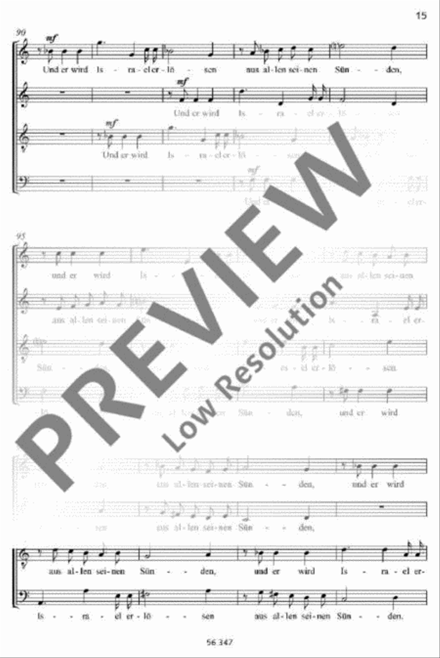 Aus der Tiefe 4-Part scores gallery preview page 15