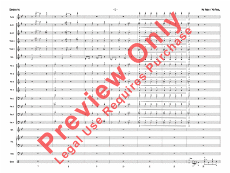 No Harm / No Fowl No Harm / No Fowl Jazz Ensemble scores gallery preview page 5