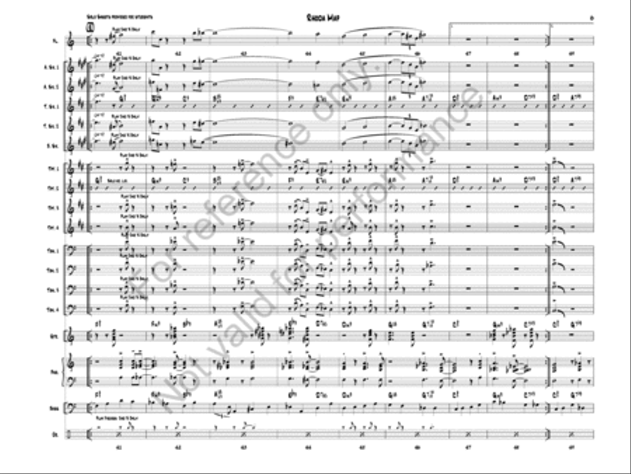 Rhoda Map Jazz Ensemble scores gallery preview page 8