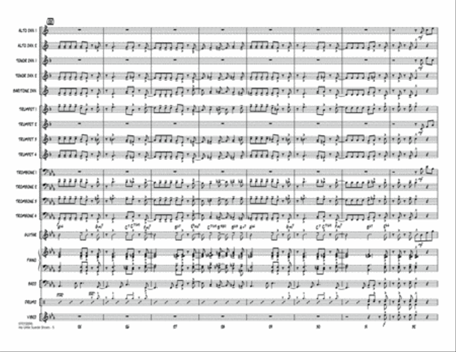 My Little Suede Shoes - Conductor Score (Full Score) Jazz Ensemble scores gallery preview page 5