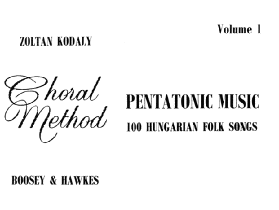 Pentatonic Music – Volume I Choir scores gallery preview page 1