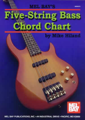 Book cover for Five-String Bass Chord Chart