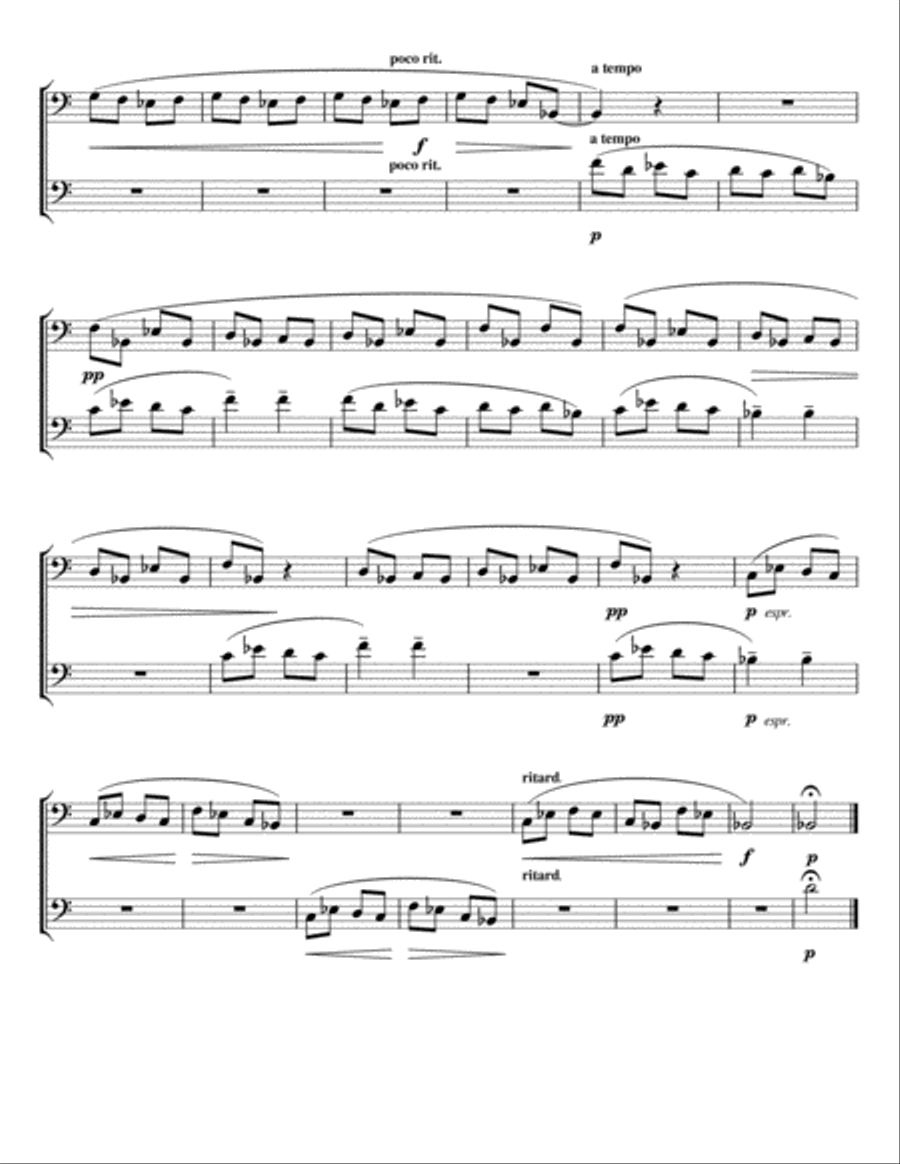 For Children - Book 1 (Trombone Duet) Trombone Duet scores gallery preview page 6