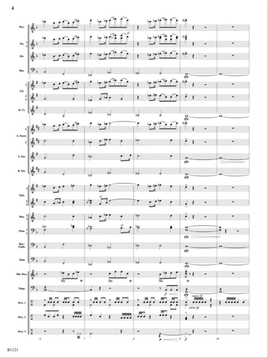 Lest We Forget: Score Concert Band scores gallery preview page 4