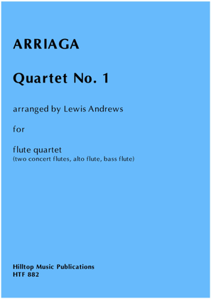 Arriaga Quartet No. 1 arr. flute quartet