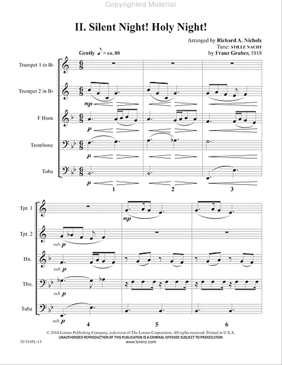 Brass at Christmas Brass at Christmas Brass Quintet scores gallery preview page 10