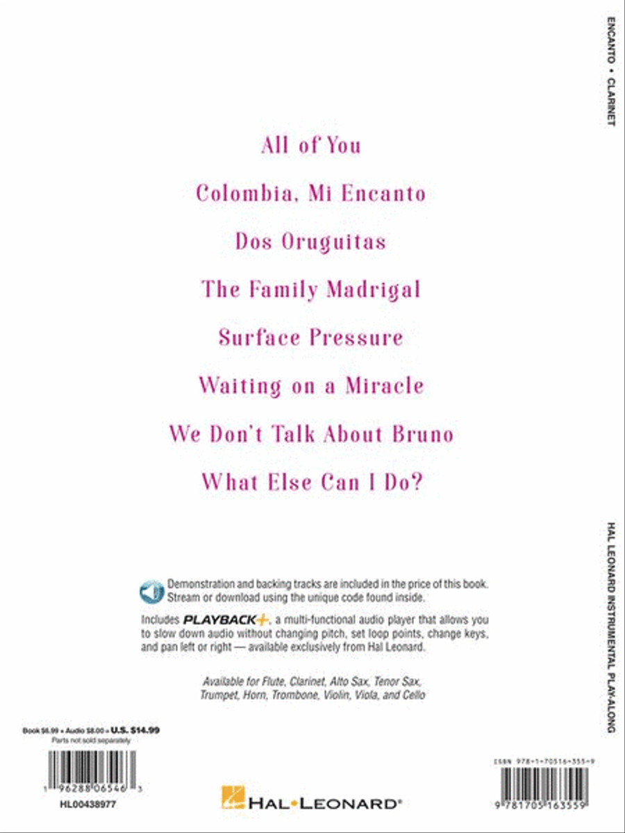 Encanto for Clarinet Clarinet Solo scores gallery preview page 6