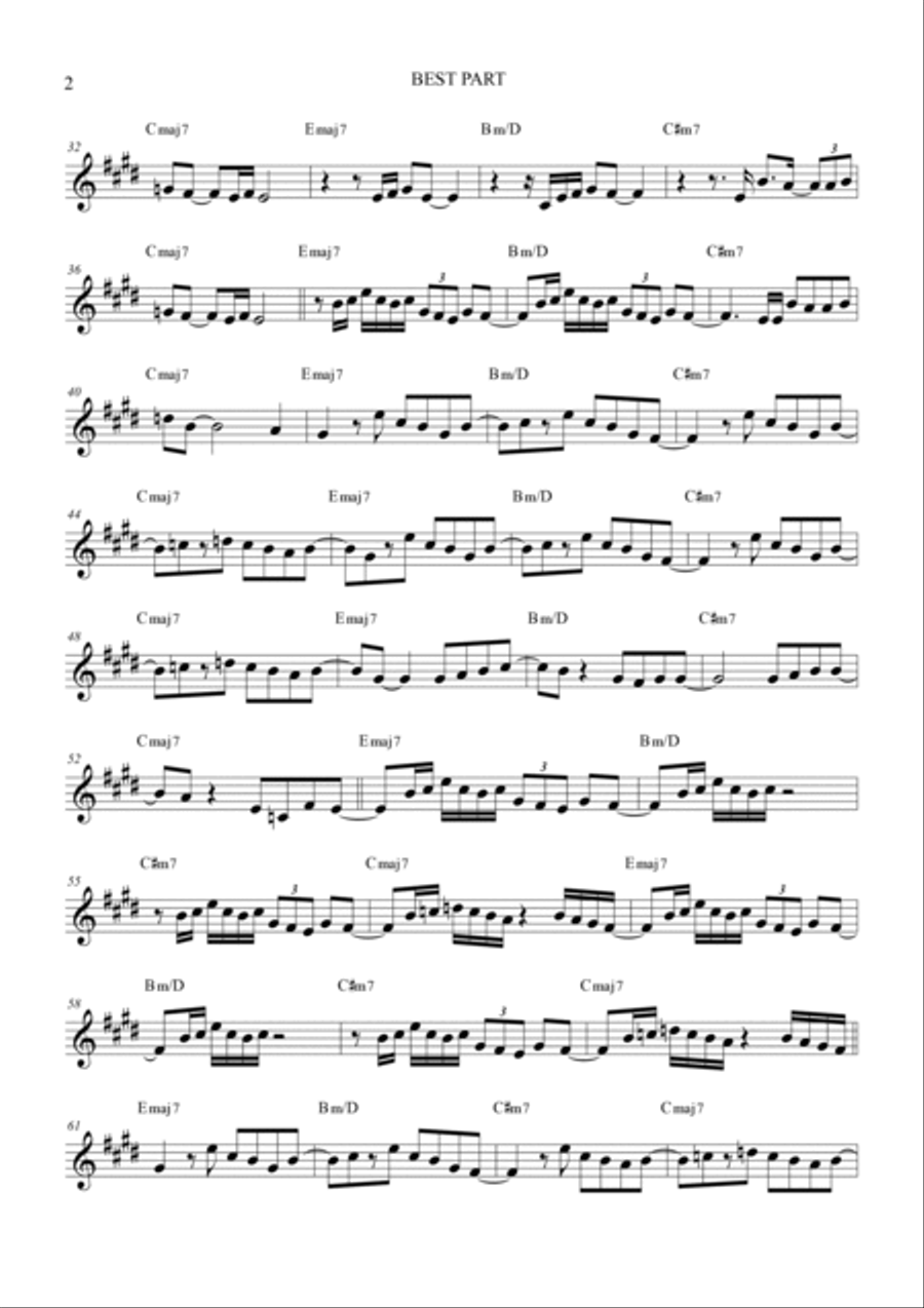 Best Part B-Flat Clarinet scores gallery preview page 2