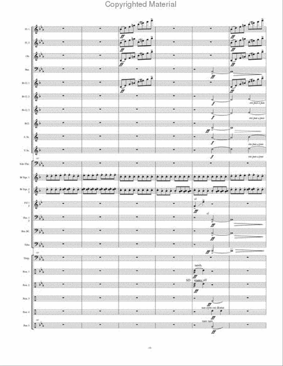 Seminar Concert Band scores gallery preview page 17