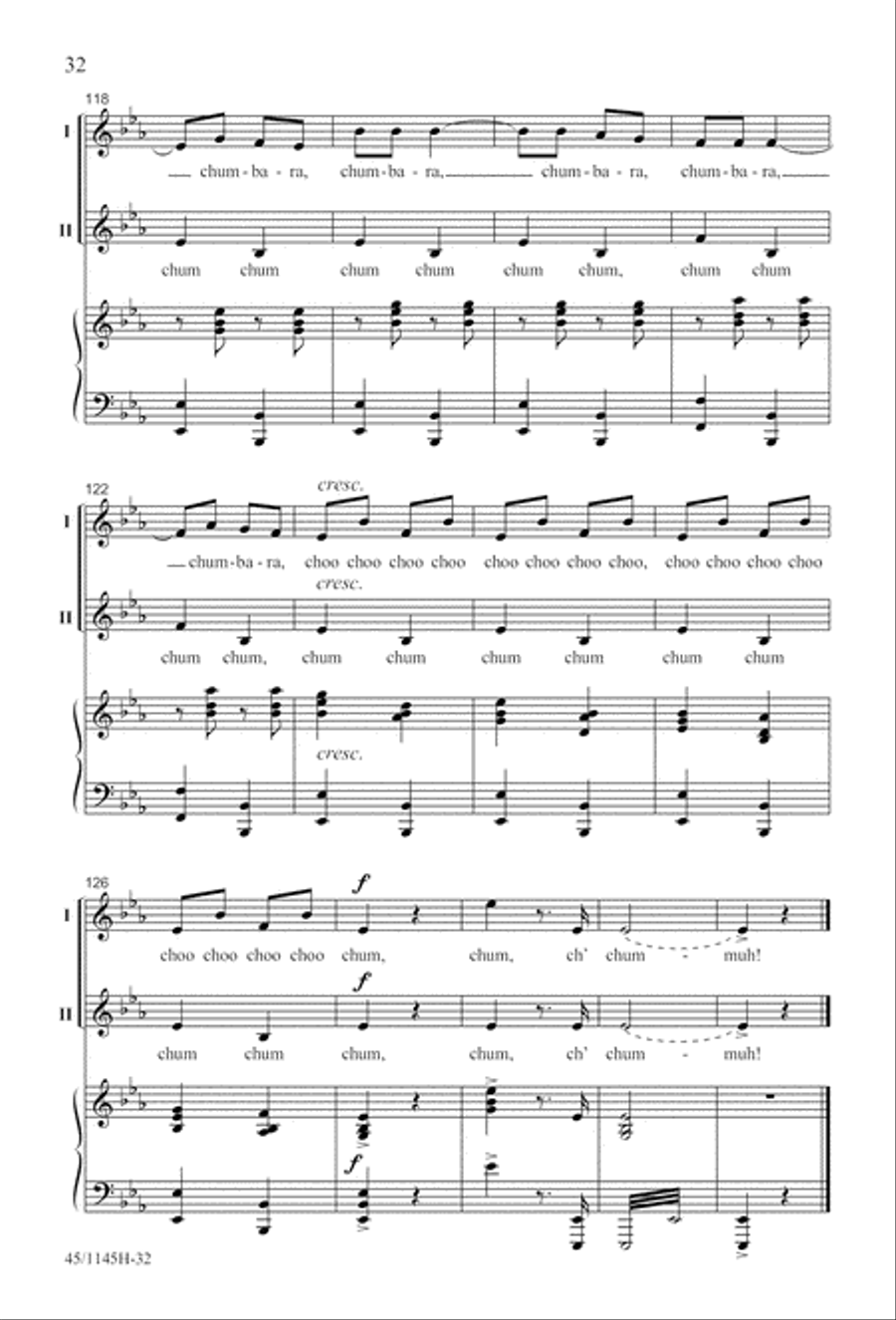 We Sing the World Around 2-Part scores gallery preview page 33