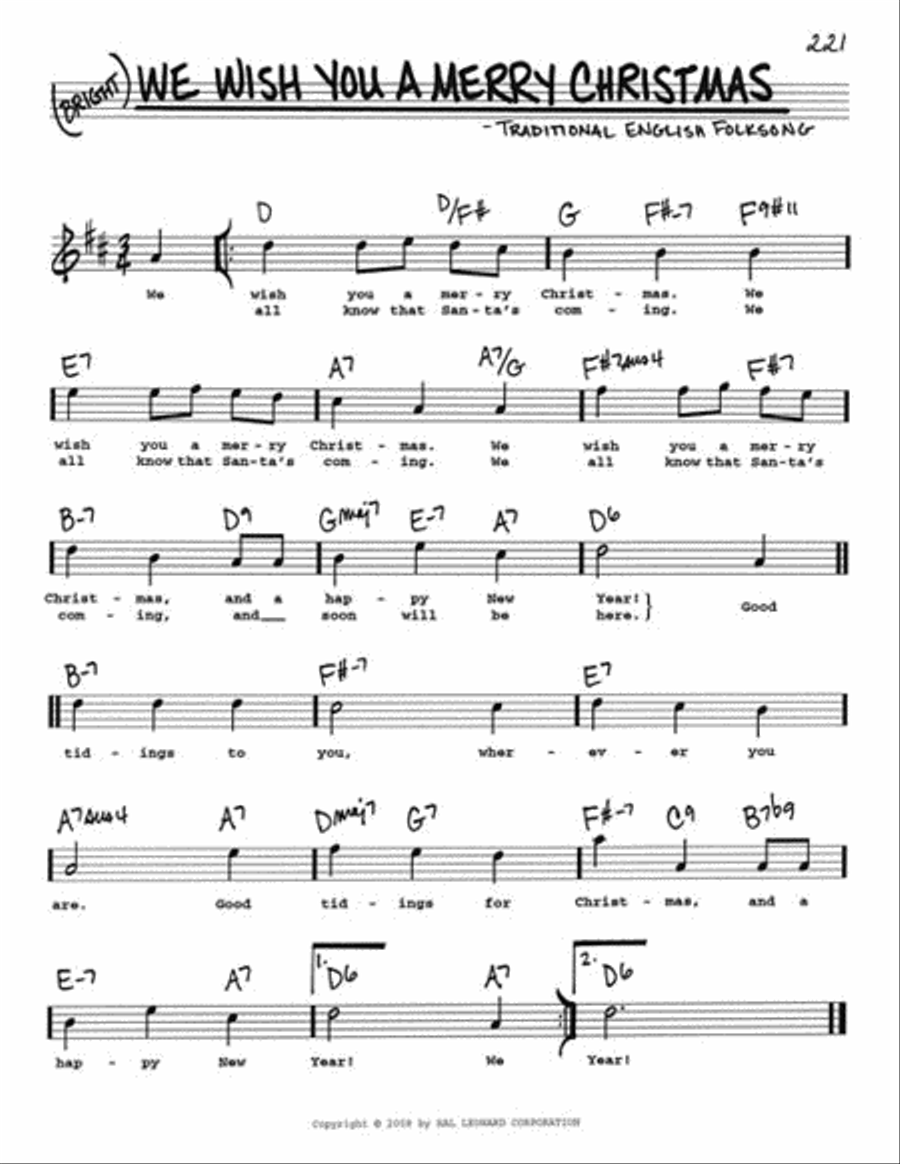 Music Depot LLC - The Real Christmas Book