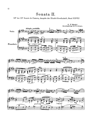 Book cover for Handel: Six Sonatas
