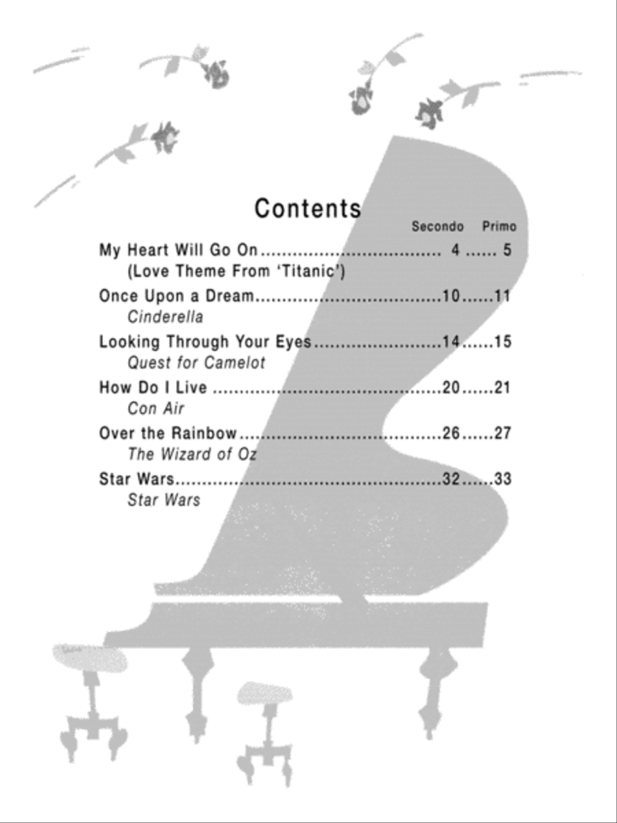 Double Your Fun - Easy Movie Duets (One Piano, 4 Hands) Small Ensemble scores gallery preview page 2