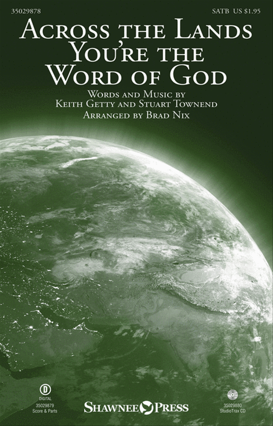 Across the Lands You're the Word of God 4-Part scores gallery preview page 1