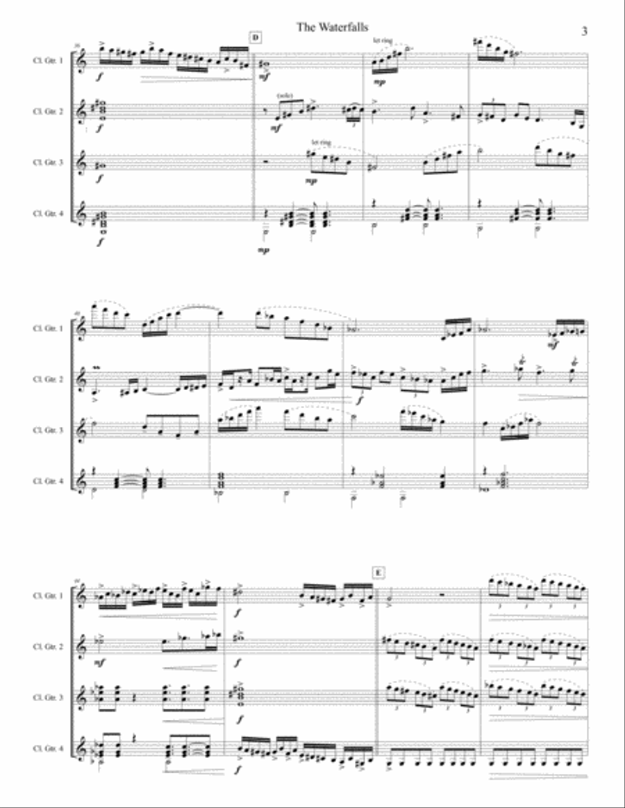The Waterfalls Small Ensemble scores gallery preview page 3