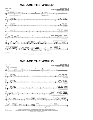 We Are The World - Triple Toms