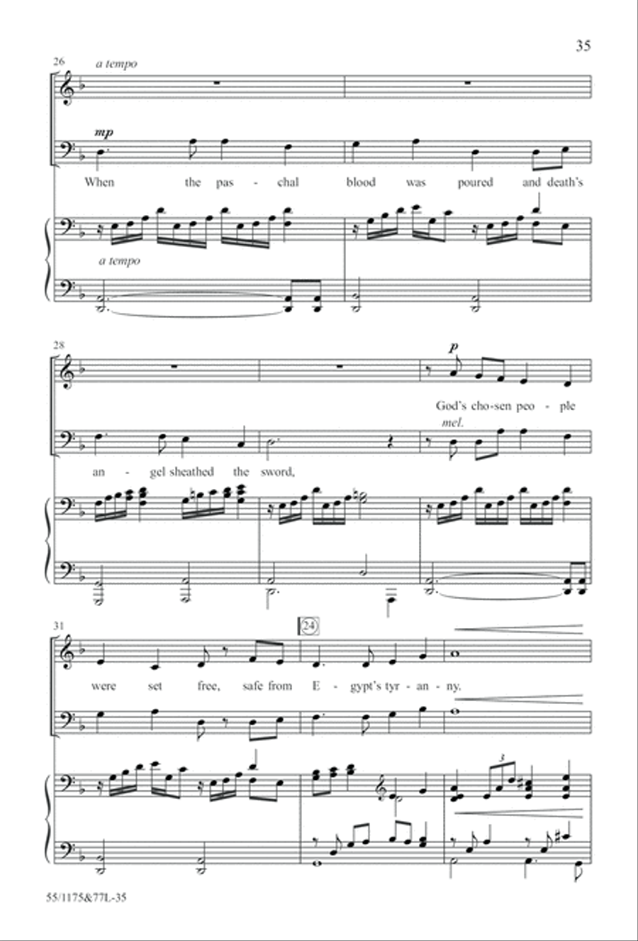 Behold the Lamb! 4-Part scores gallery preview page 36