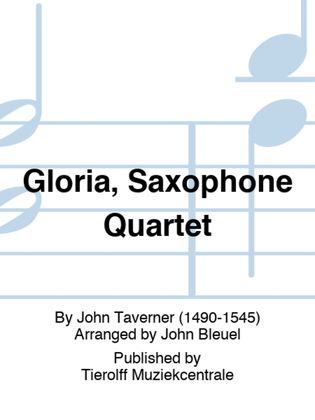 Gloria, Saxophone Quartet