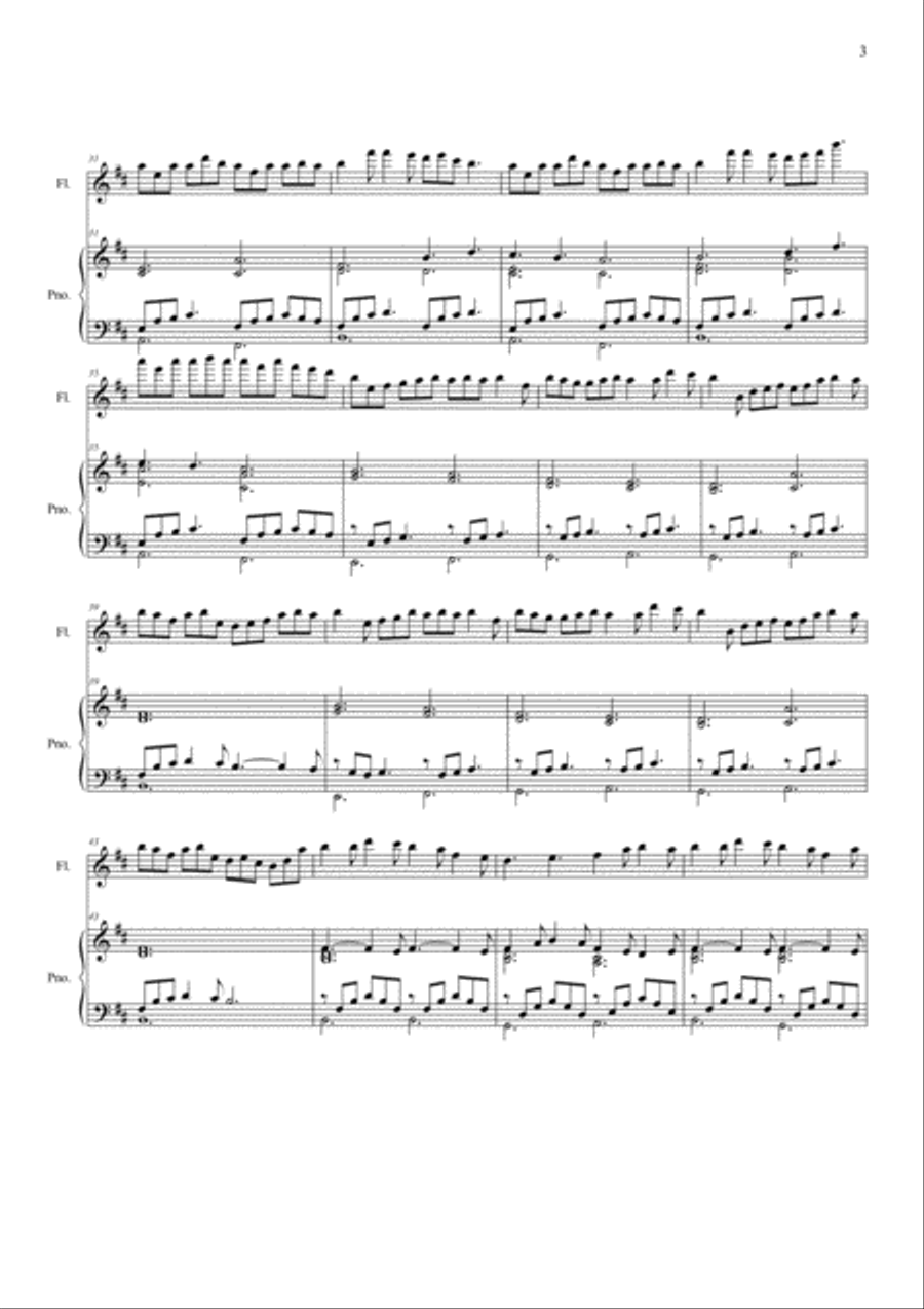 Flute Sonata, op. 9 Flute Solo scores gallery preview page 5