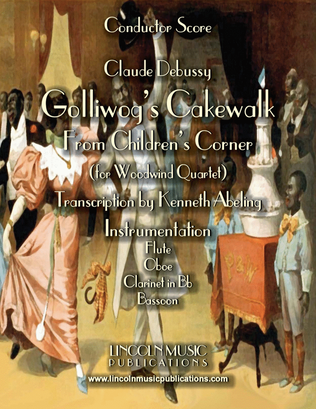 Book cover for Debussy – Golliwog’s Cakewalk from Children’s Corner (for Woodwind Quartet)