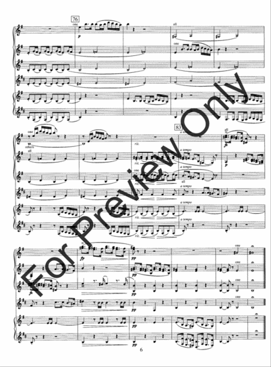 Serenade Op 44 1st Mvt Woodwind Ensemble scores gallery preview page 8