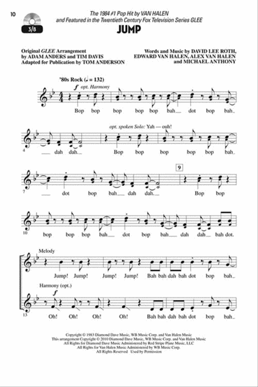 Let's All Sing Songs from Glee Choir scores gallery preview page 7