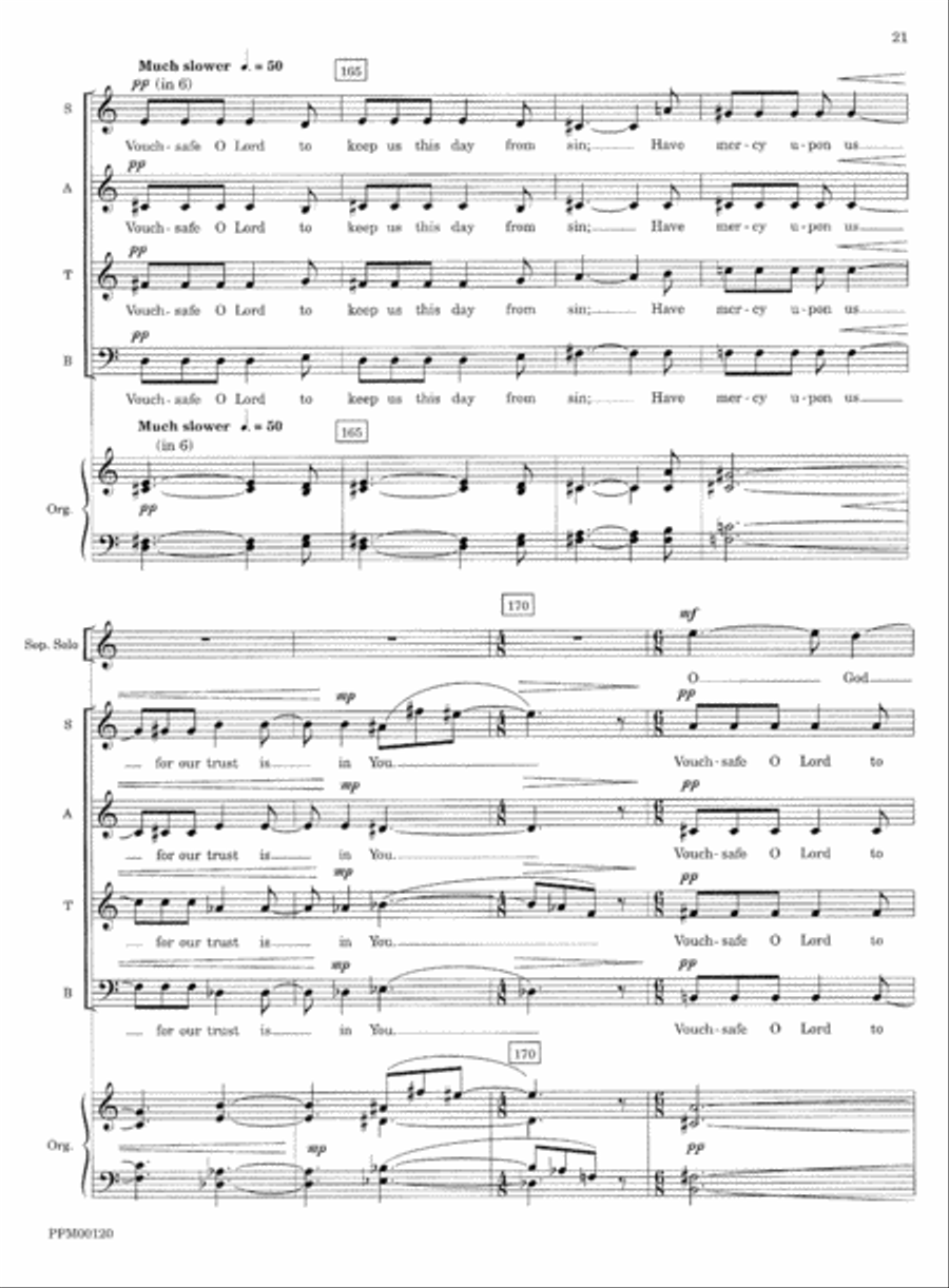 Transfiguration: An Ecumenical Mass Divisi scores gallery preview page 24