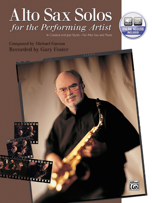 Book cover for Alto Sax Solos for the Performing Artist