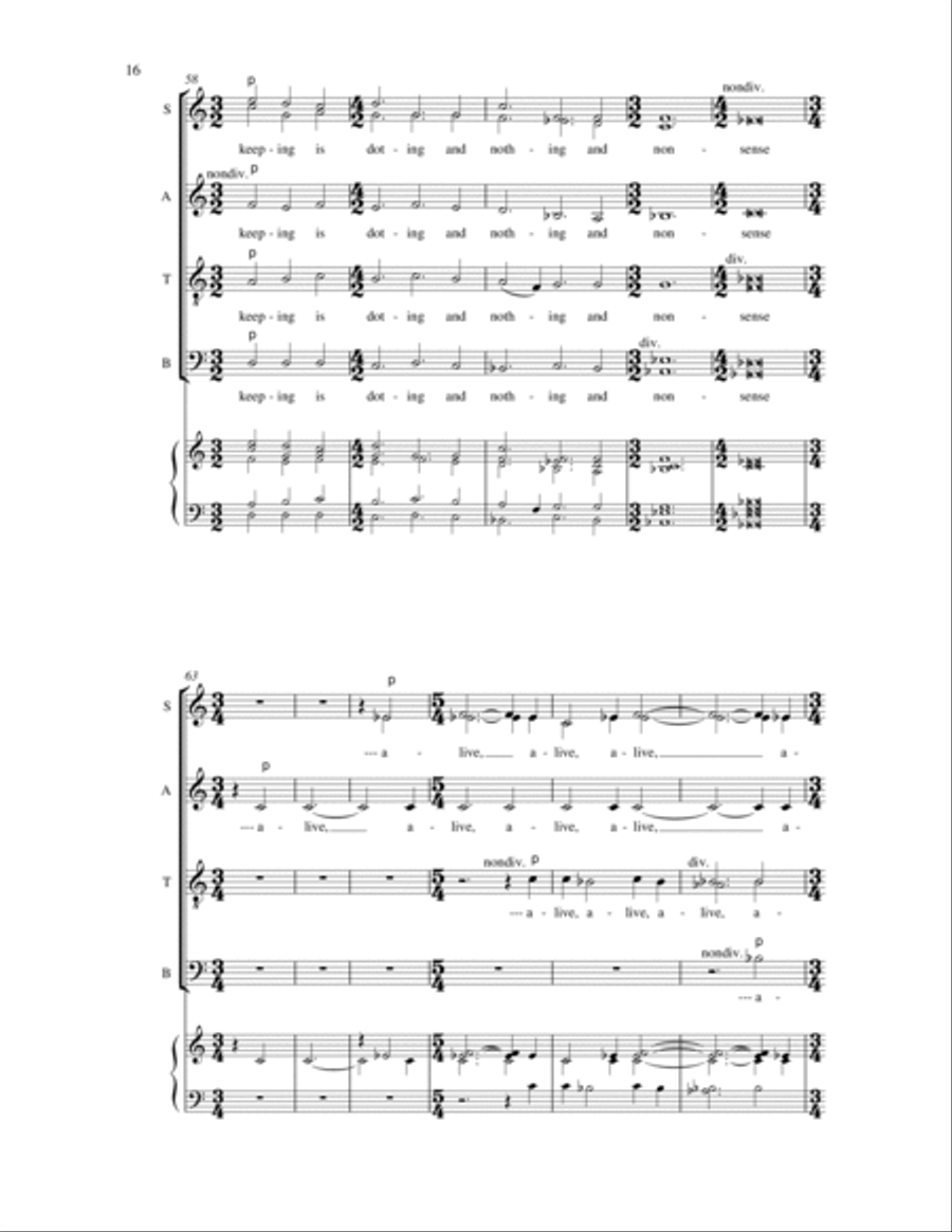 Spring Revels 4-Part scores gallery preview page 19