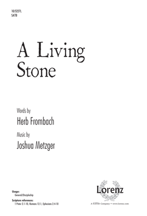 Book cover for A Living Stone
