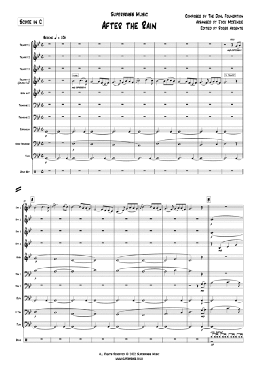 After The Rain Euphonium scores gallery preview page 3
