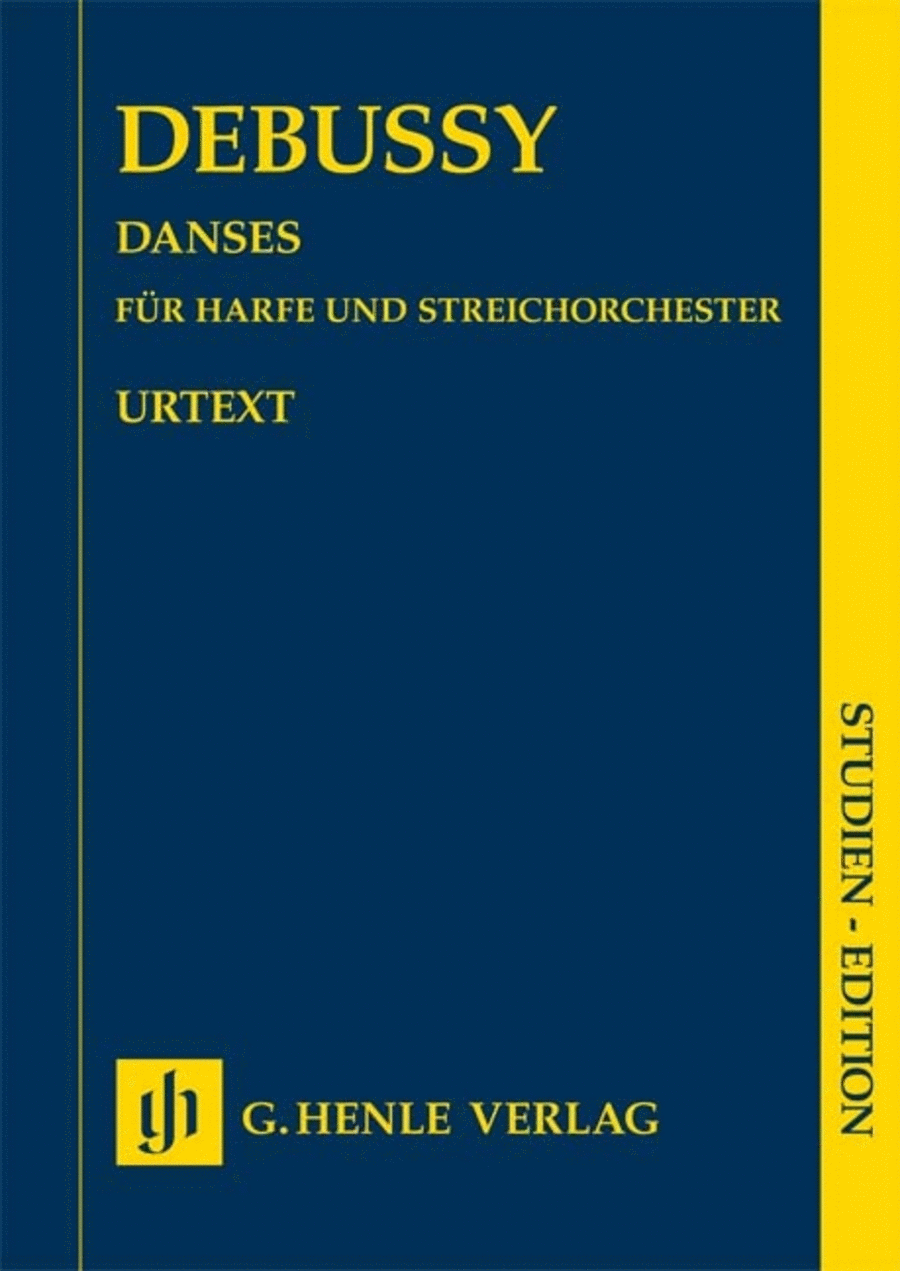 Danses for Harp and String Orchestra String Orchestra scores gallery preview page 1