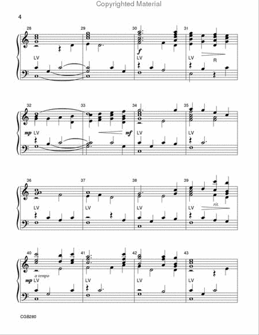 What a Friend We Have in Jesus Handbell Choir scores gallery preview page 2