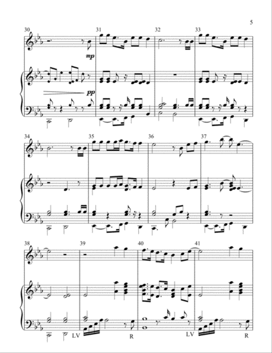 Fix You Handbell Choir scores gallery preview page 5