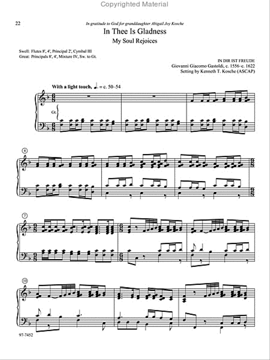 For Manuals Only, Set 1 Organ scores gallery preview page 8