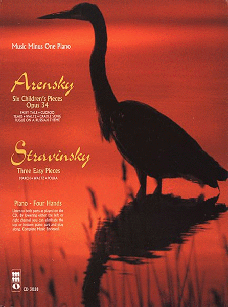 Arensky - 6 Pieces Enfantines, Op. 34; Stravinsky - 3 Easy Pieces for Piano Duet image number null