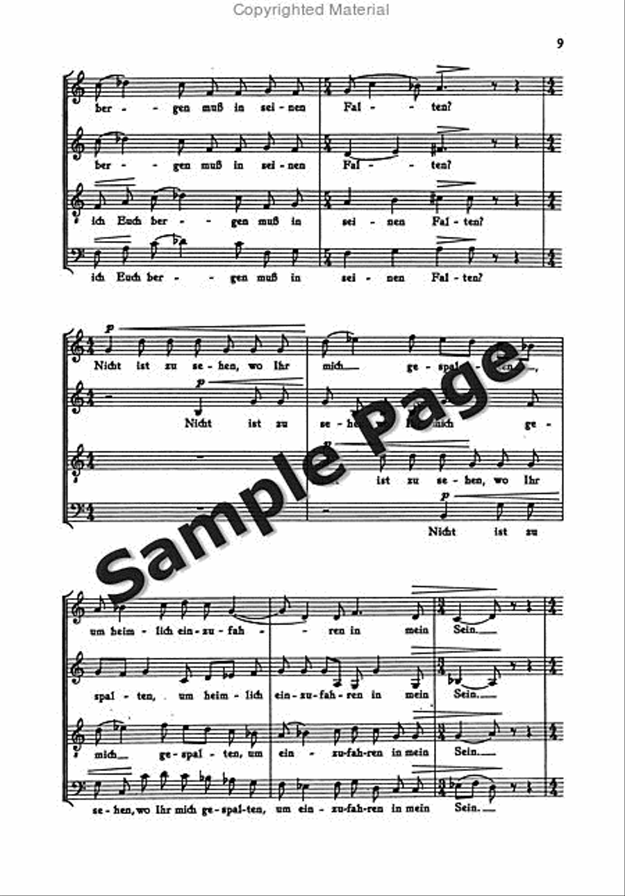 Italienisches Liederbuch 1 Ssatbb 4-Part scores gallery preview page 10