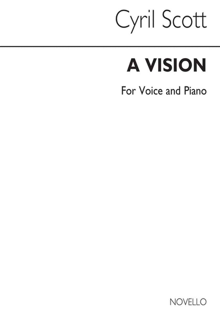 A Vision Op62 No.2 Voice/Piano