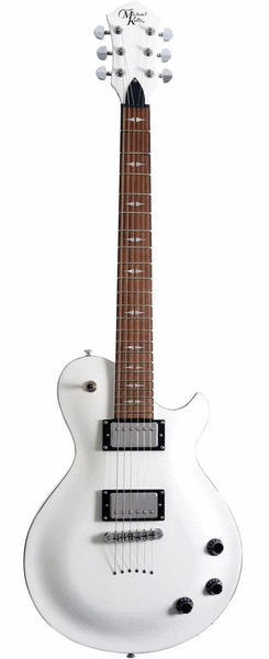 Patriot Decree Standard Gloss White Chambered Electric Guitar