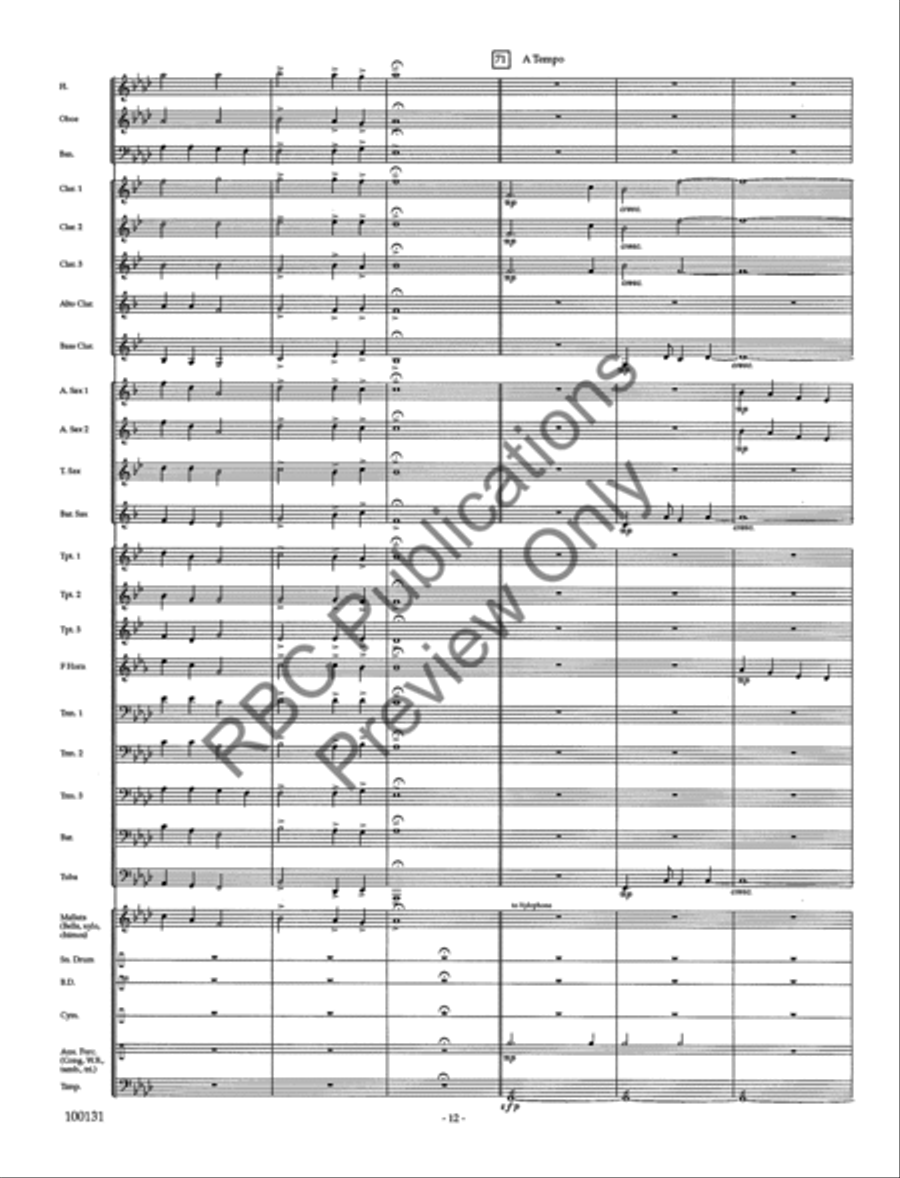 Windsor Castle Concert Band scores gallery preview page 15