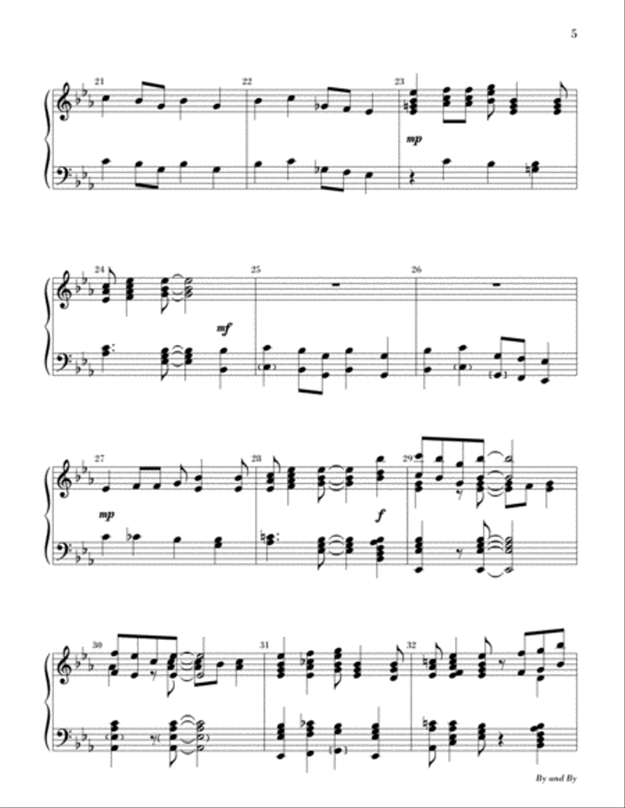 By and By 5-Octaves scores gallery preview page 4