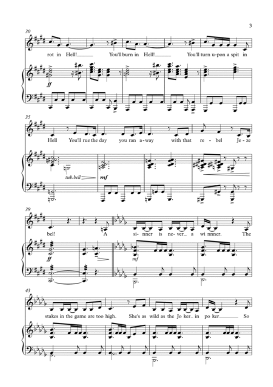 JEZEBEL Voice Solo scores gallery preview page 3